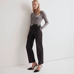 Madewell Fairbanks pants in black